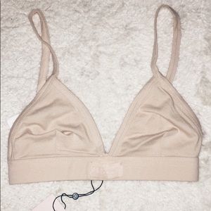 nude soft triangle bra *never been worn*